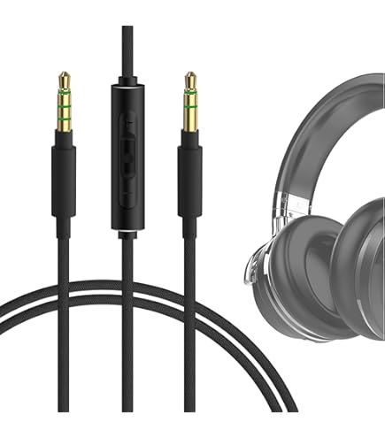 Amazon.com: GEEKRIA Audio Cable with Mic and Mute Control